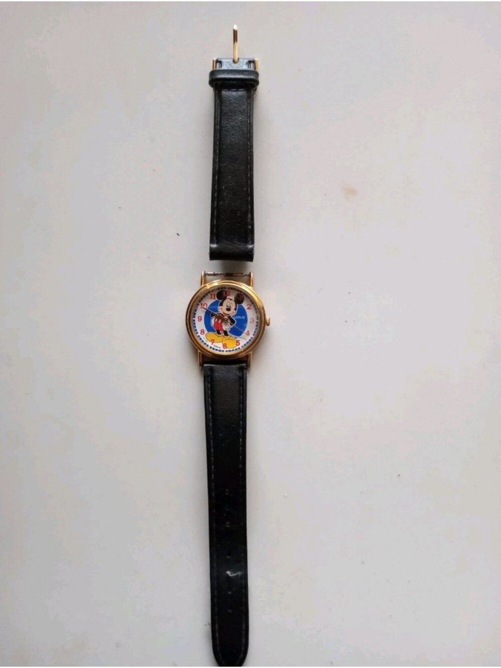 Vintage Disney Mickey Mouse Lorus Quartz Watch Dead Battery